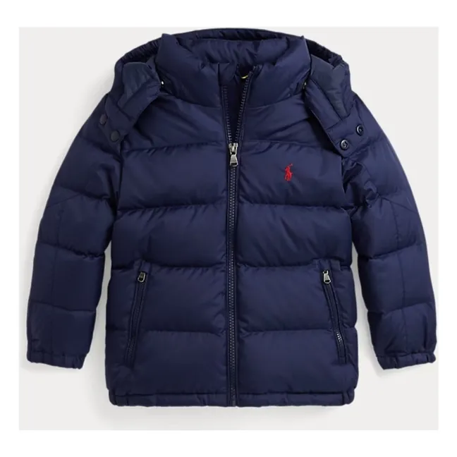 Chaqueta con logotipo de fibras recicladas | Azul Marino