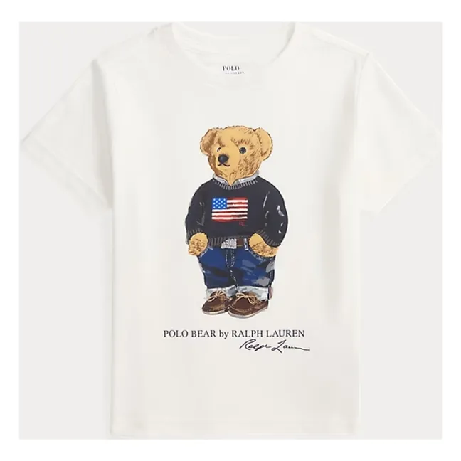 T-shirt Bear Jersey | Blanc