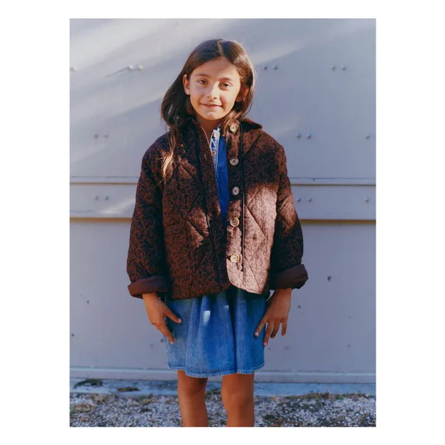 Veste Henriette Léopard | Marron