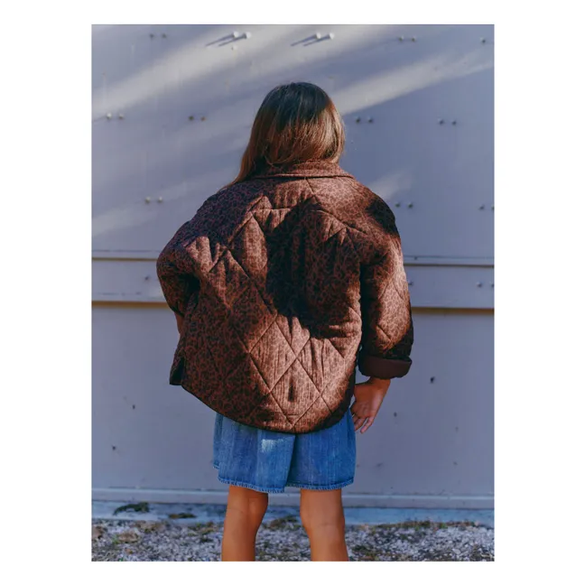 Veste Henriette Léopard | Marron