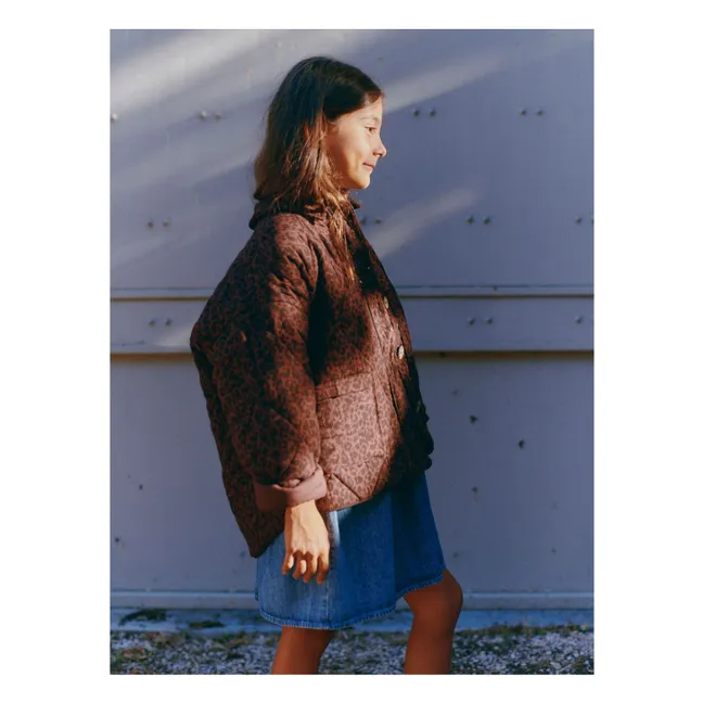 Veste Henriette Léopard | Marron