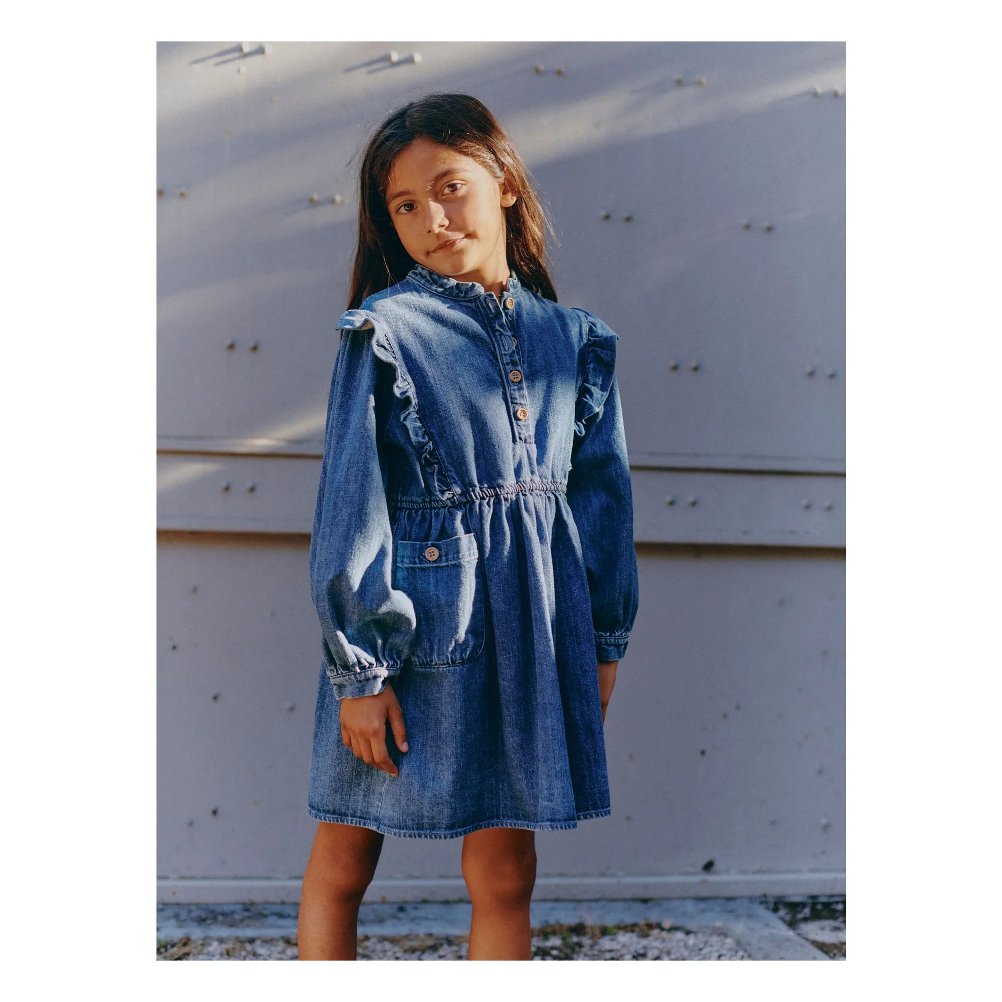 Marlot Paris Blue Emilie Denim Dress
