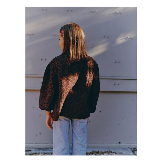 Irène Blusa de leopardo | Marrón