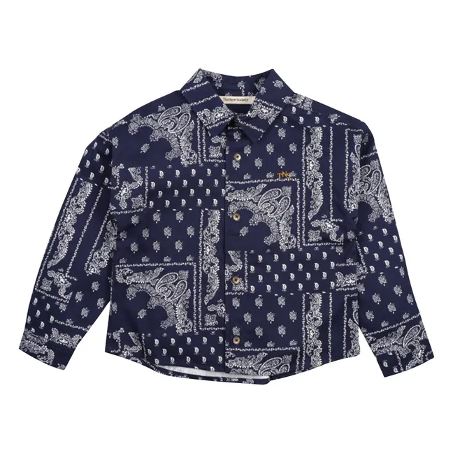 Chemise Luis Imprimé Bandana | Bleu marine