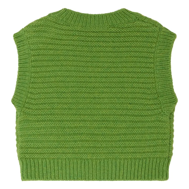 Jersey sin mangas de lana Joon | Verde- Imagen del producto n°1