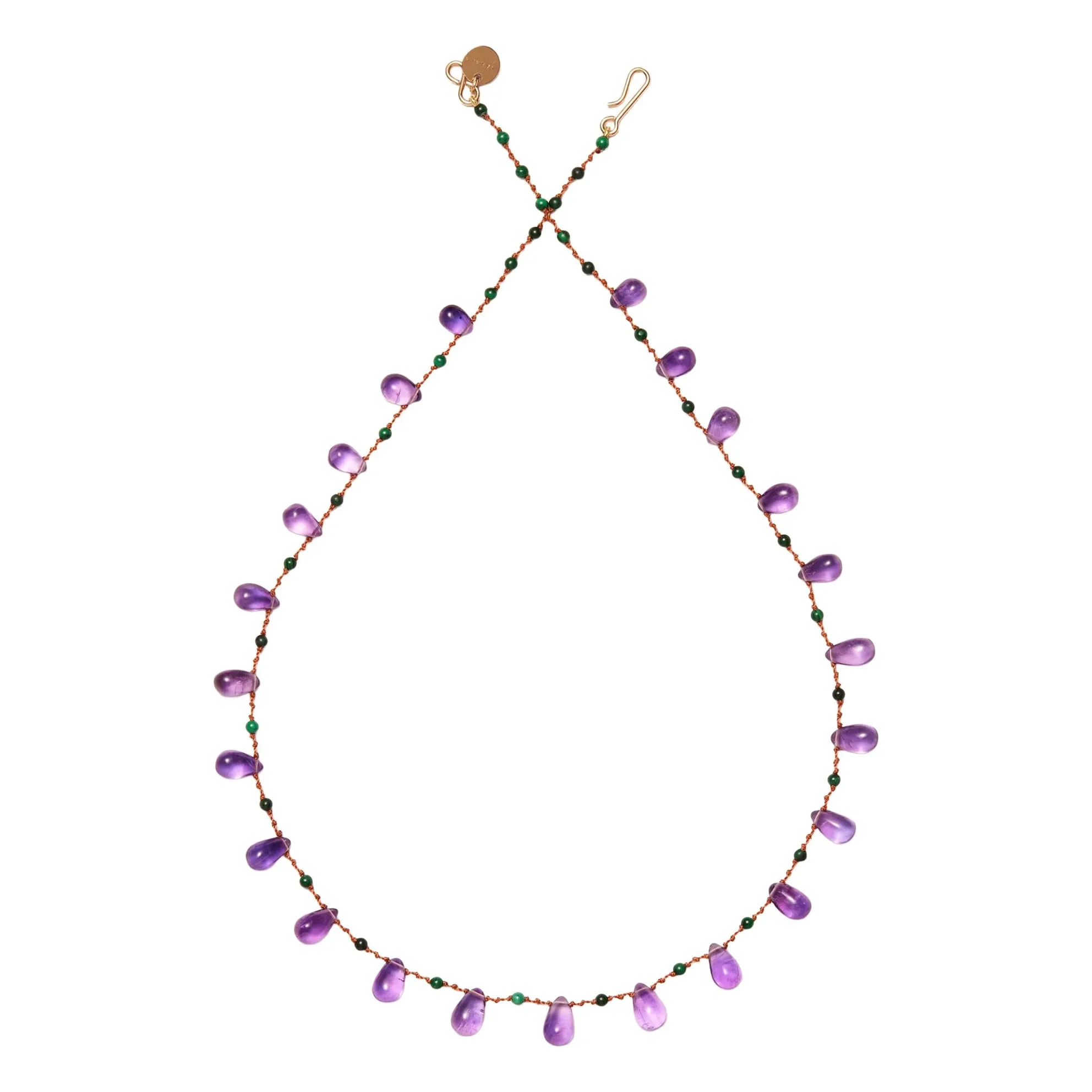 Ivarene Amethyst Youngtown Drops & Beads Necklace