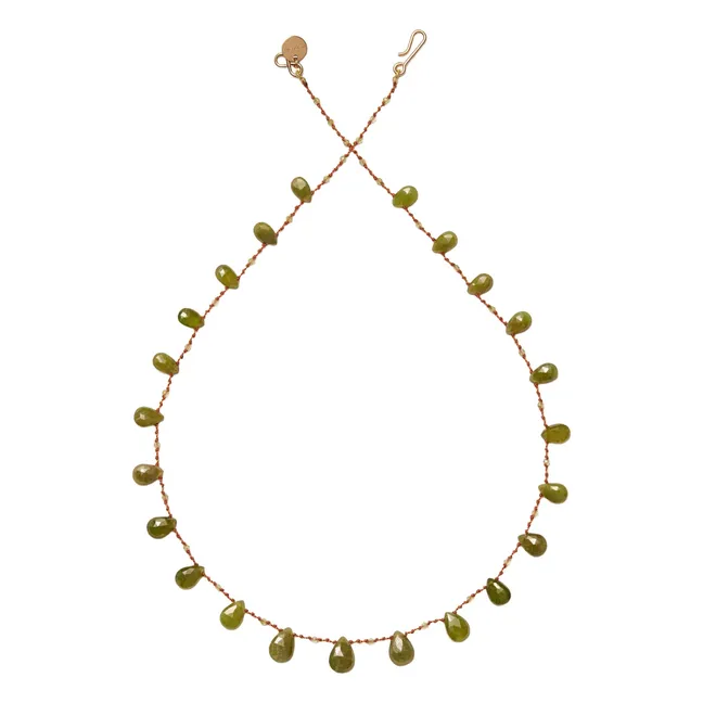Collar Linwood Drops &amp; Beads | Vesuvianita