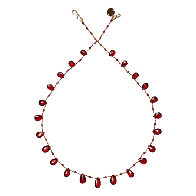 Collier Elston Drops & Beads | Grenat