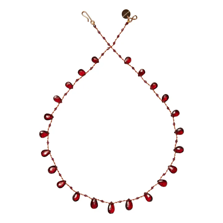 Collier Elston Drops & Beads | Grenat- Image produit n°0
