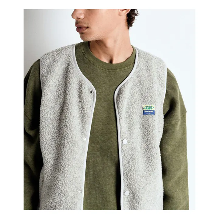 Veste Sans Manches Hoktown Fibres Recyclées | Gris chiné- Image produit n°2