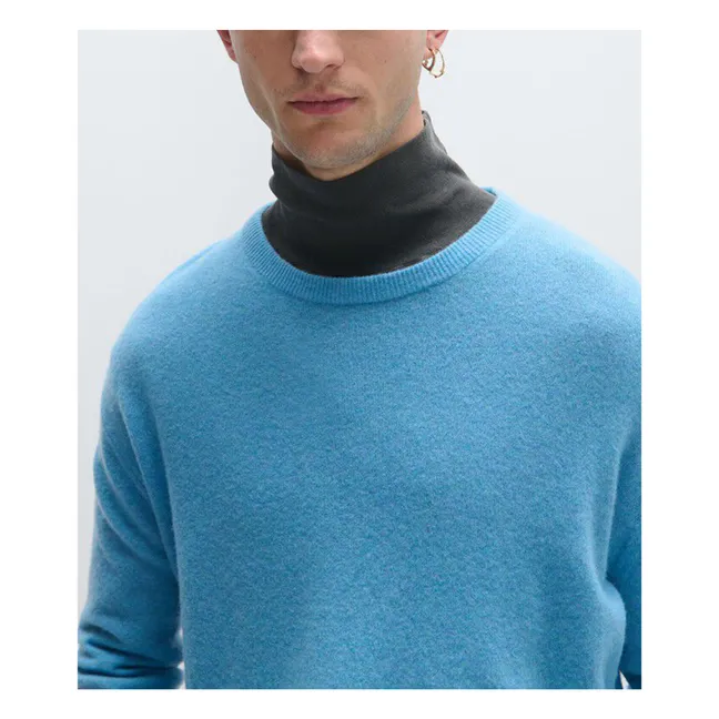 Jersey de lana Raxow | Azul moteado