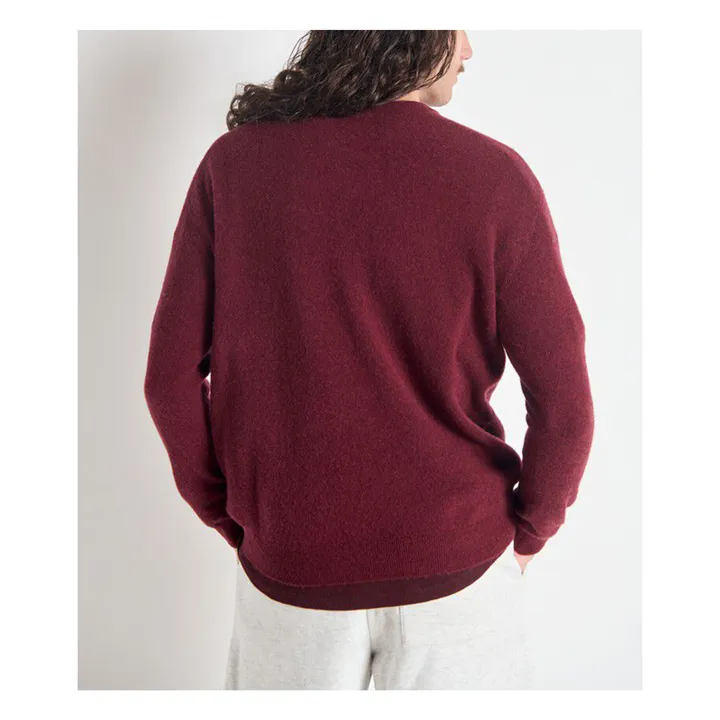 Pull Raxow Laine | Grenat- Image produit n°5
