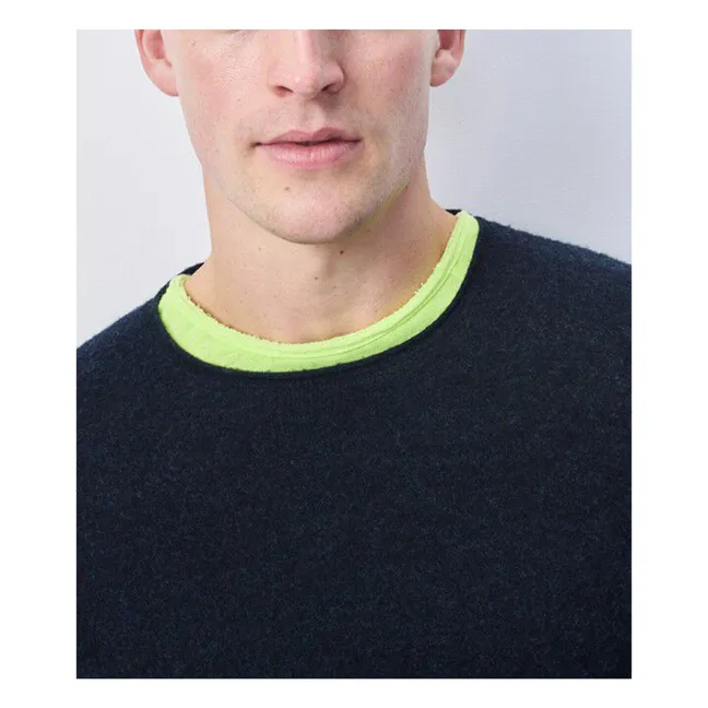 Pull Ducksbay Laine et Cachemire | Bleu marine