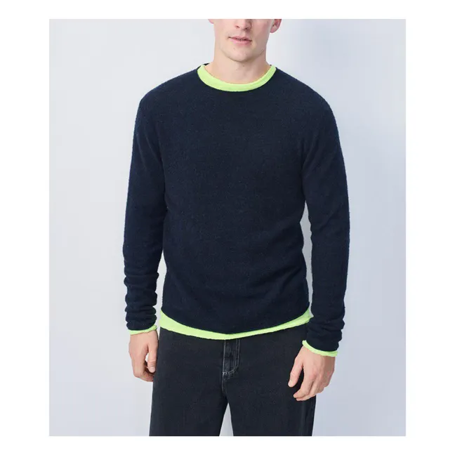 Pull Ducksbay Laine et Cachemire | Bleu marine