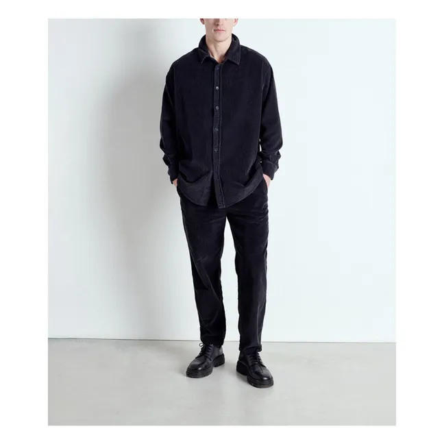 Hose Padow Velours | Kohle