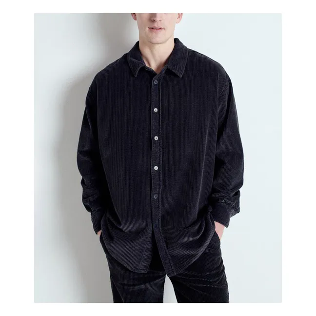 Chemise Padow Velours | Carbone