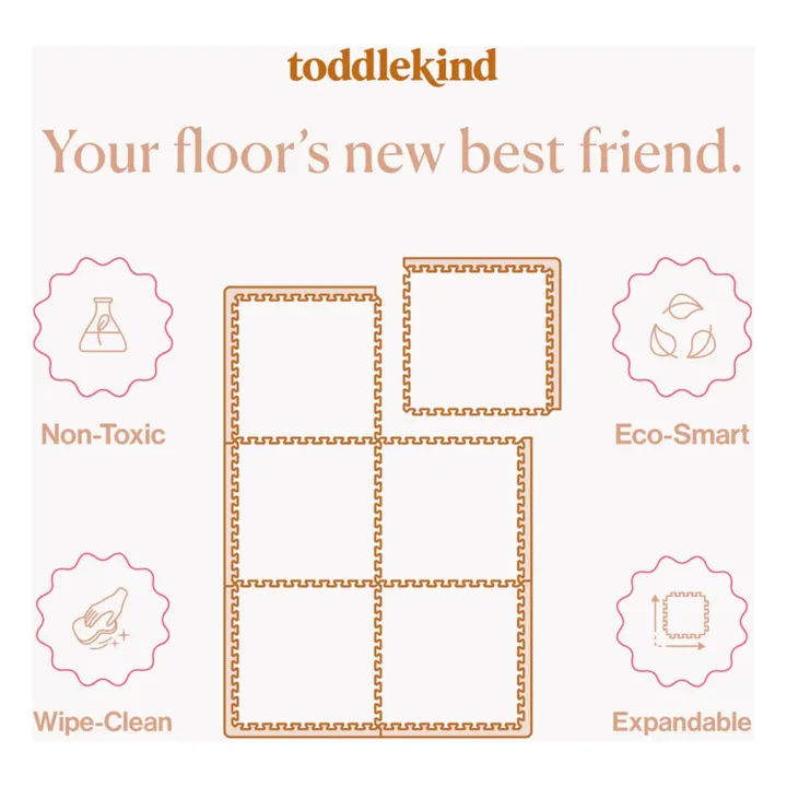 Tapis de jeu modulable Classic | Blush- Image produit n°4