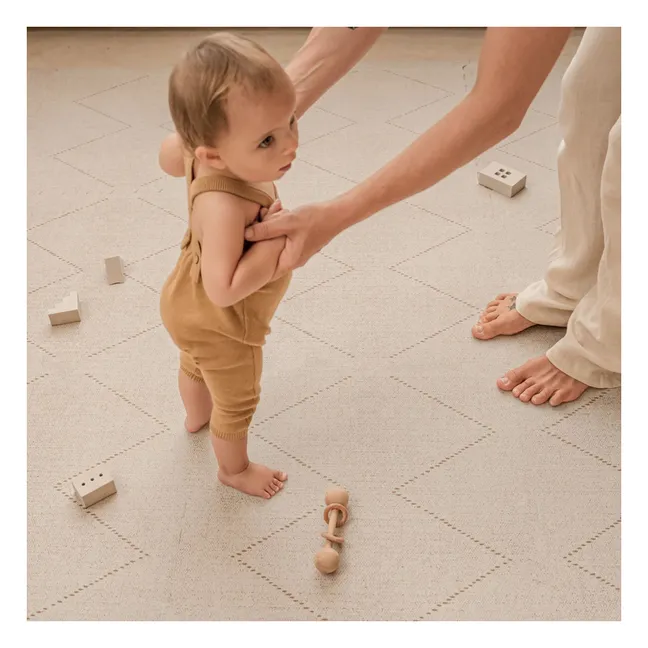 Tapis de jeu modulable Tulum | Crème