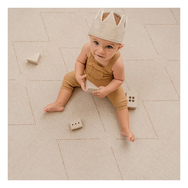 Tapis de jeu modulable Tulum | Crème