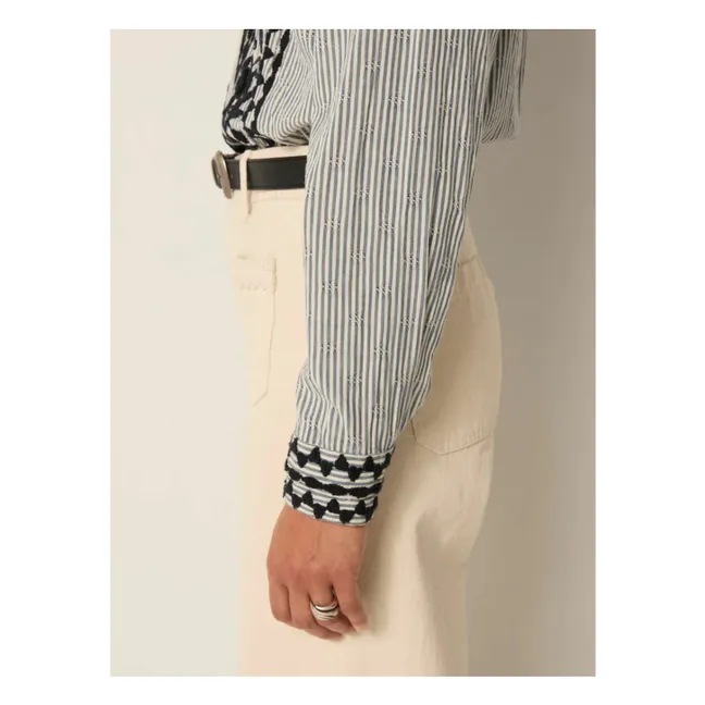 Chemise Laberynth Amanda Rayée | Bleu Clair