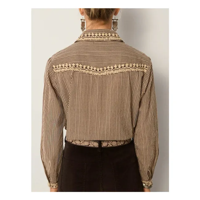 Cohiba Bebo Coton Flammé shirt | Tabacco