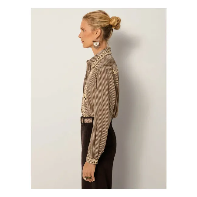 Cohiba Bebo Coton Flammé shirt | Tabacco