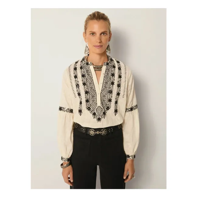 Camicetta Orchidea Bruna | Bianco