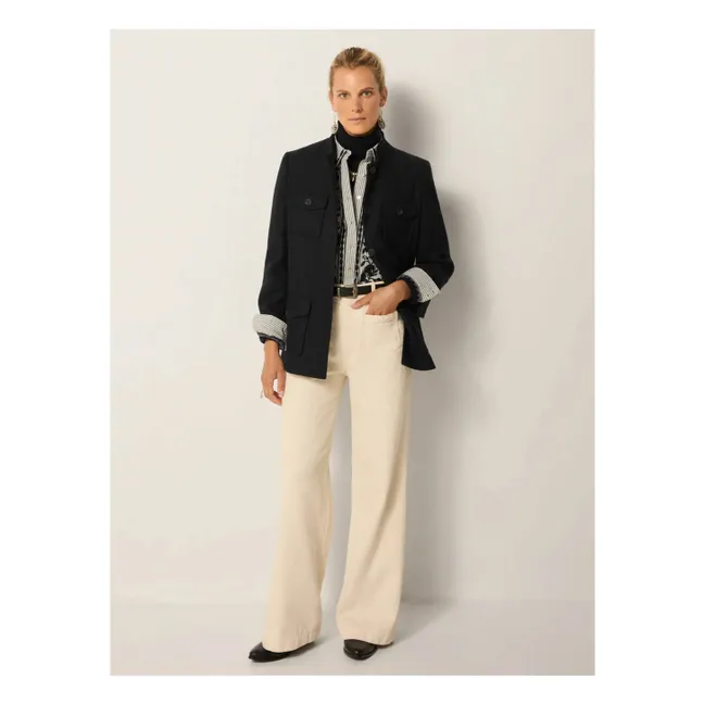 Laberinto Amanda Camisa de rayas | Azul Claro