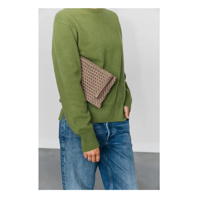 Marrea clutch bag | Taupe brown