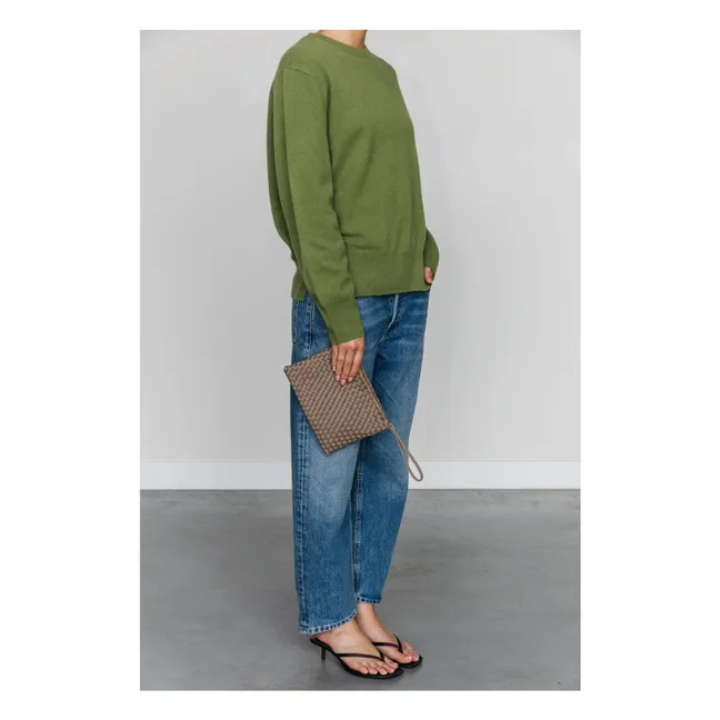 Marrea clutch bag | Taupe brown