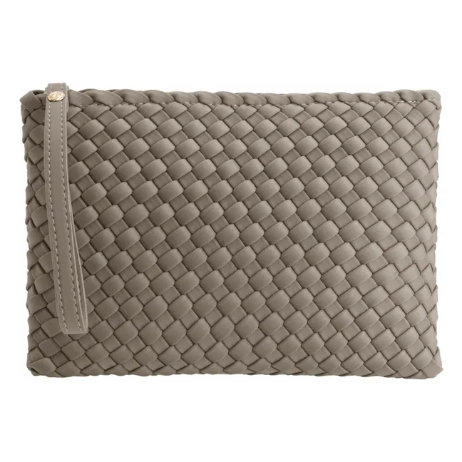 Marrea clutch bag | Taupe brown