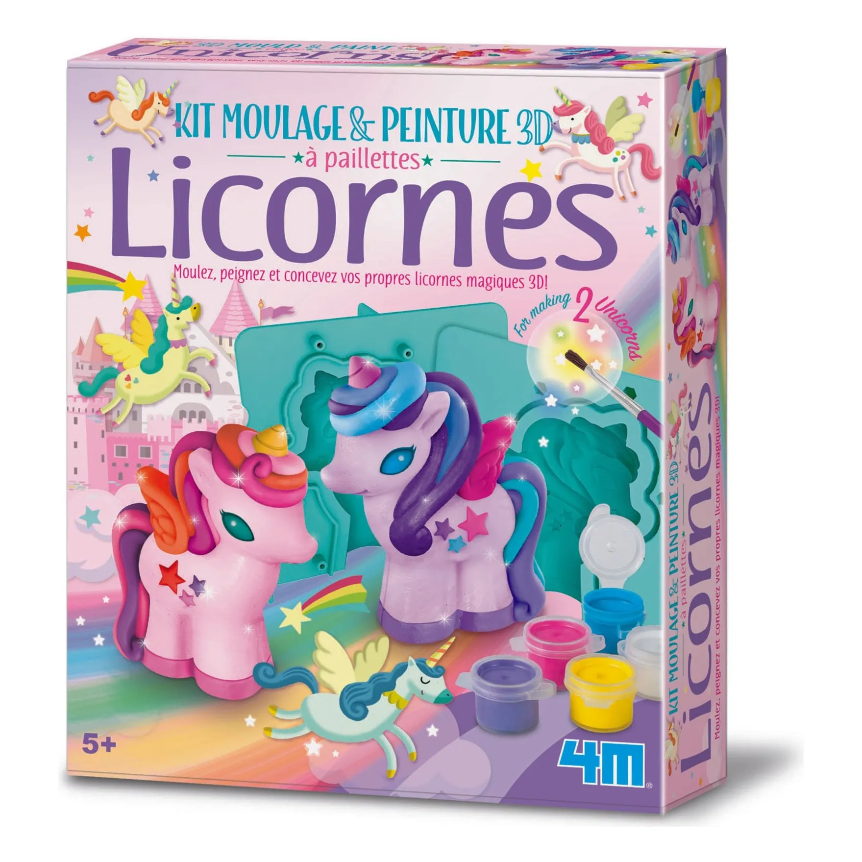4M Multicoloured Moulding Kit - Unicorns
