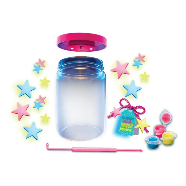  Kit creativo luminoso - Macetero luminoso galáctico 