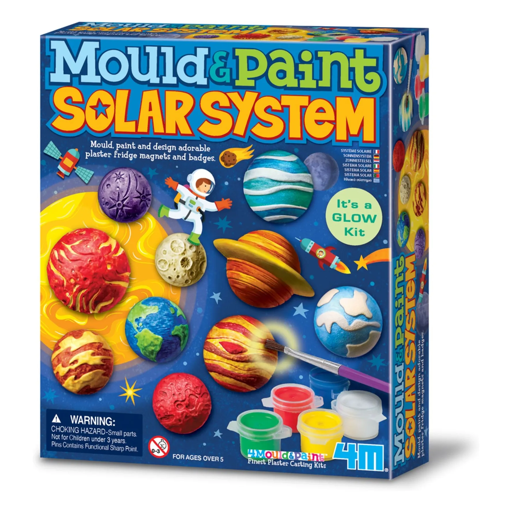 4M Multicoloured Moulding Kit - Solar System