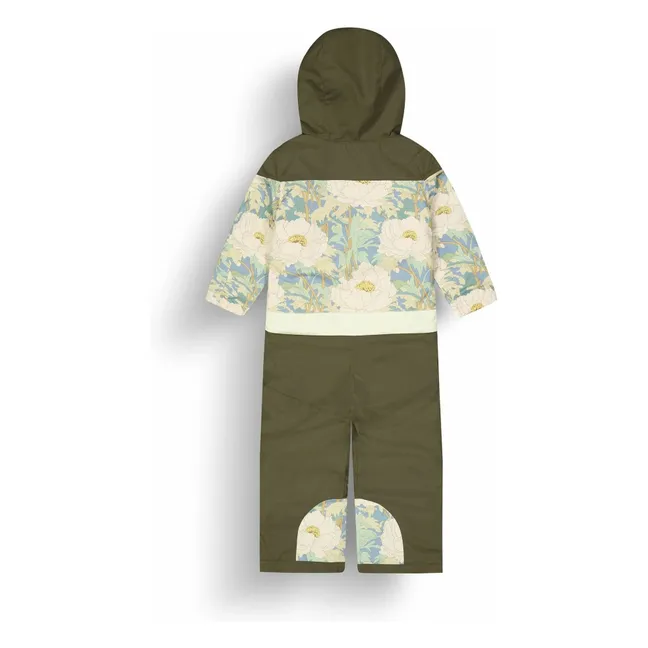 Snowy Fleurie Recycled Fiber Ski Suit | Khaki