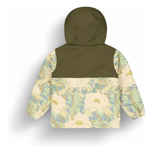 Snowy Fleurie Recycled Fiber Ski Jacket | Khaki