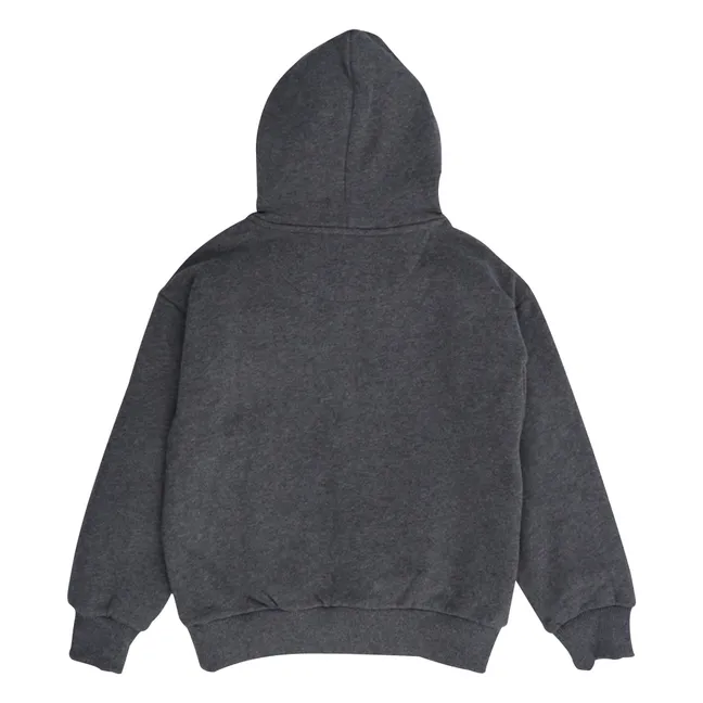 Sweat à Capuche Logo | Gris foncé