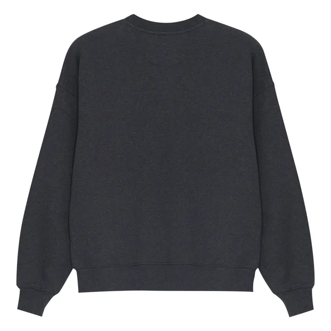 Sudadera TNS Logo | Gris jaspeado oscuro