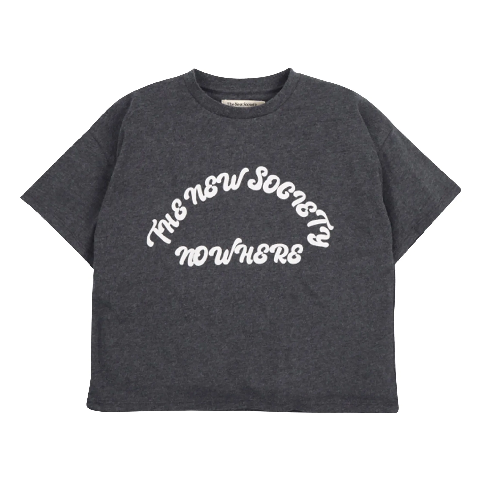 The New Society Dark Grey Nico T-Shirt