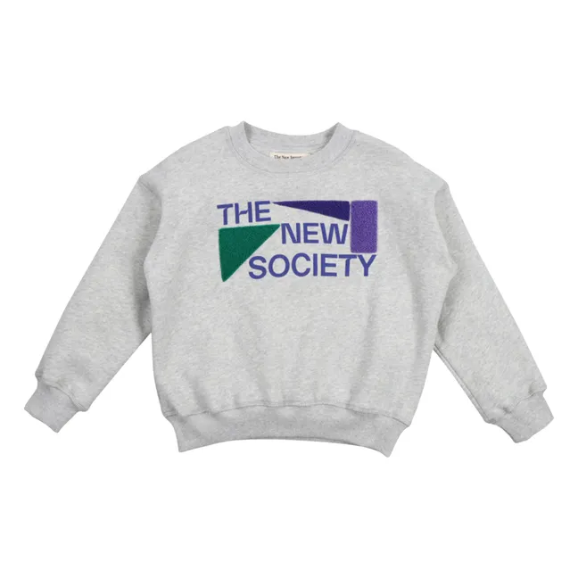 Sweatshirt Cesar Bio-Baumwolle | Grau Meliert