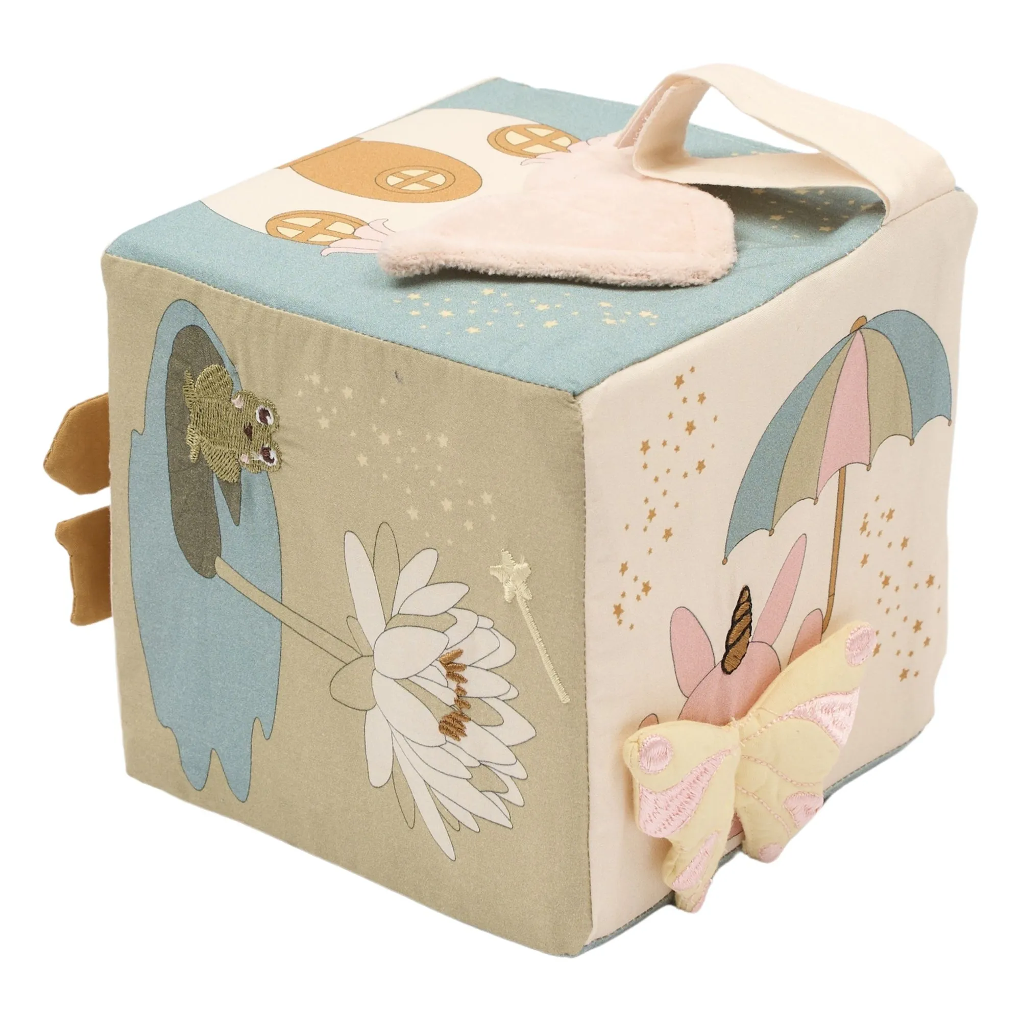 Fabelab Beige Sensory Activity Cube - Fairyland