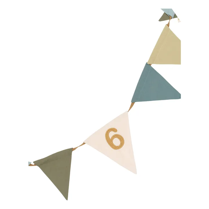 Guirlande d'anniversaire | Bleu- Image produit n°4