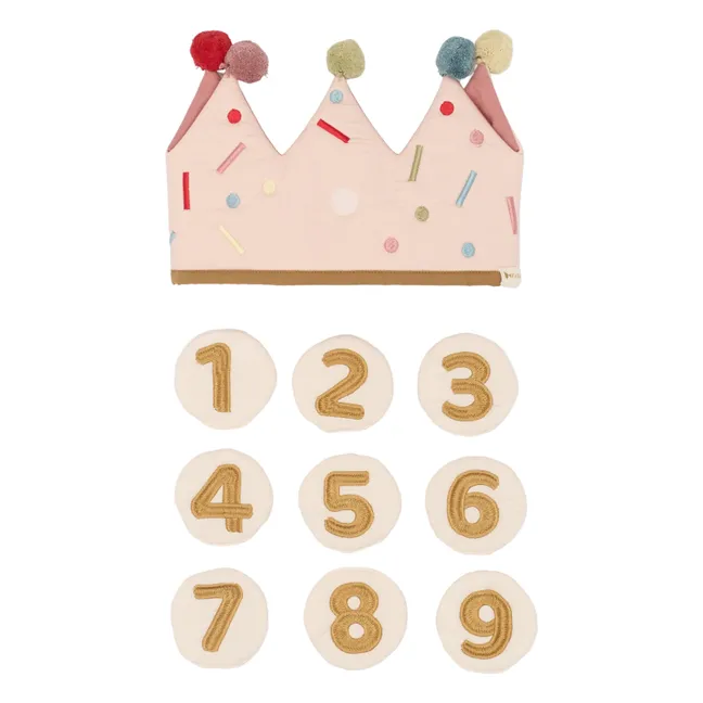 Corona de cumpleaños | Rosa