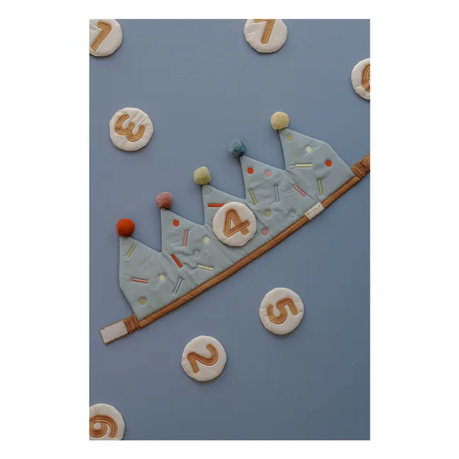 Birthday wreath | Blue