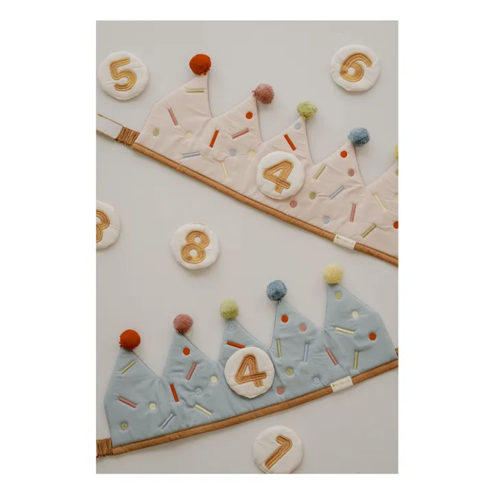 Couronne d'anniversaire | Bleu- Image produit n°5