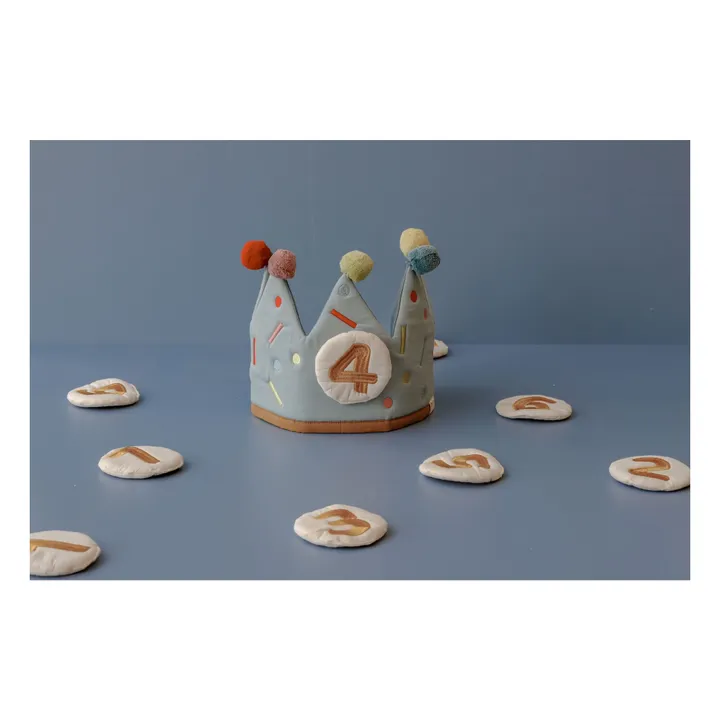 Couronne d'anniversaire | Bleu- Image produit n°6