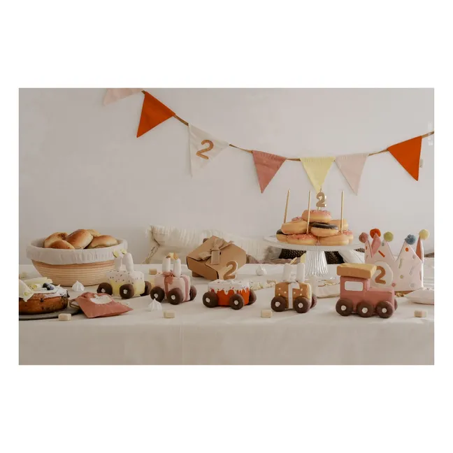 Train d'anniversaire | Rose