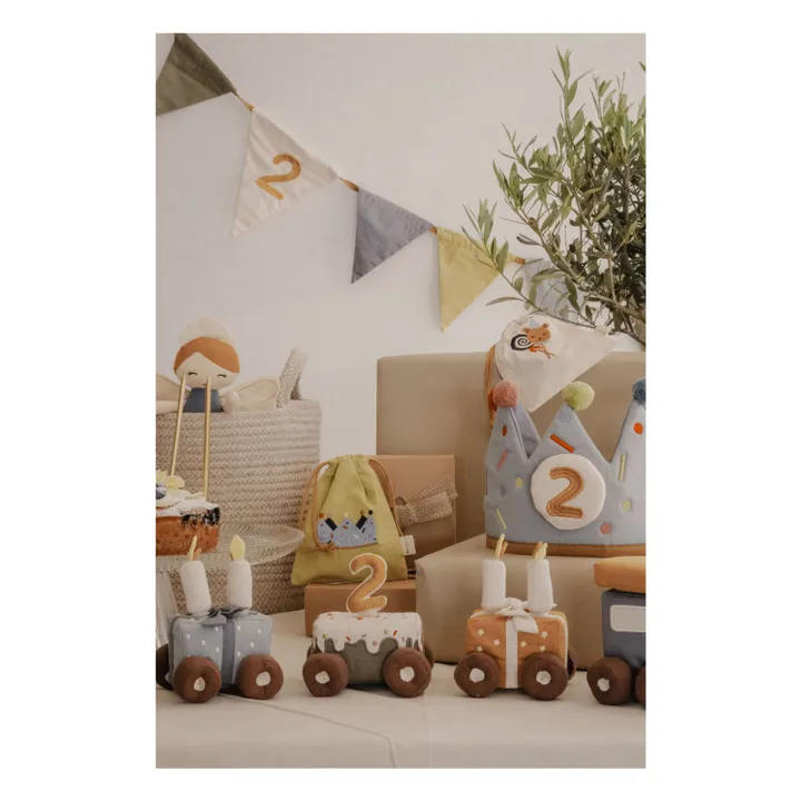 Guirlande d'anniversaire | Bleu- Image produit n°1