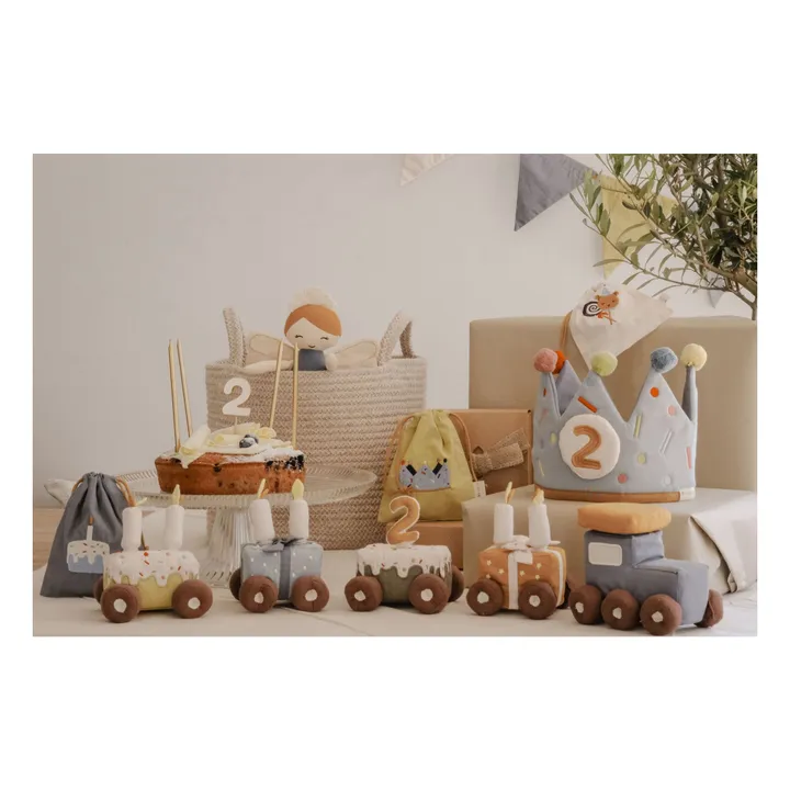 Train d'anniversaire | Bleu- Image produit n°1