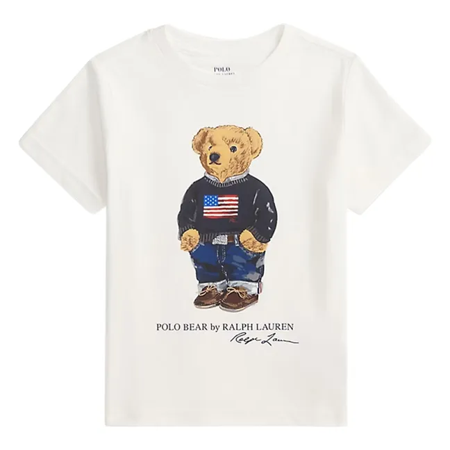 T-shirt Bear Jersey | Blanc
